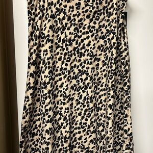Halogen Animal Print Maxi Skirt